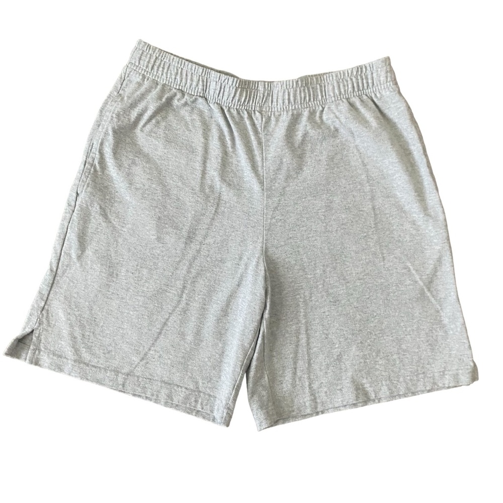 Men’s Lands End Gray Pull On Sweat Shorts Size 32/34